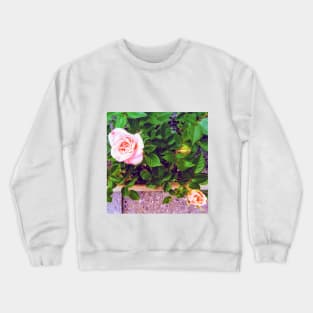 Pink Roses Crewneck Sweatshirt